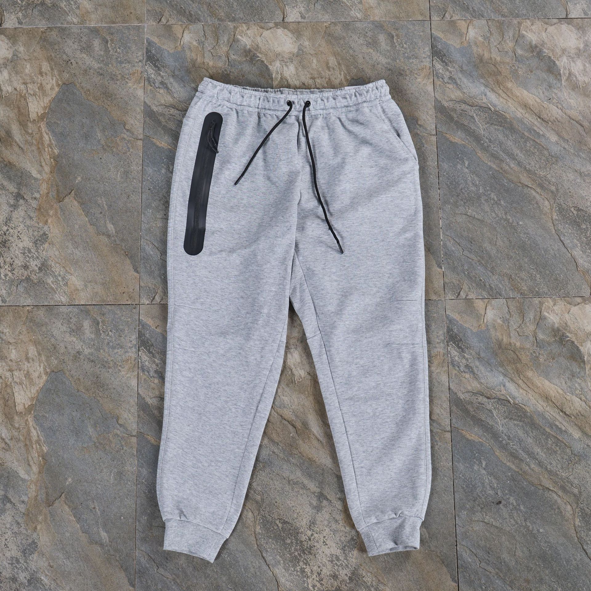 24 años de primavera y otoño nuevos hombres entrenamiento al aire libre deportivo ocio pantalones de aire capa de algodón pantalones sueltos