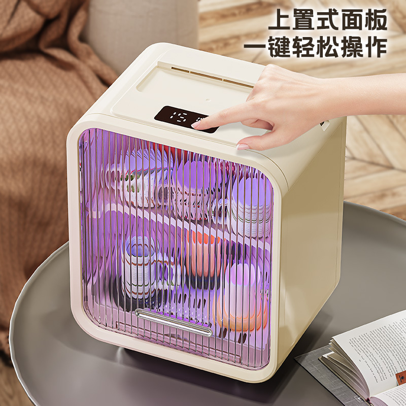 Portavasos Portavasos Portavasos Portavasos Cajón Flip Desinfección inteligente Estante de secado y escurrido Taza de agua Estante multifuncional a prueba de polvo