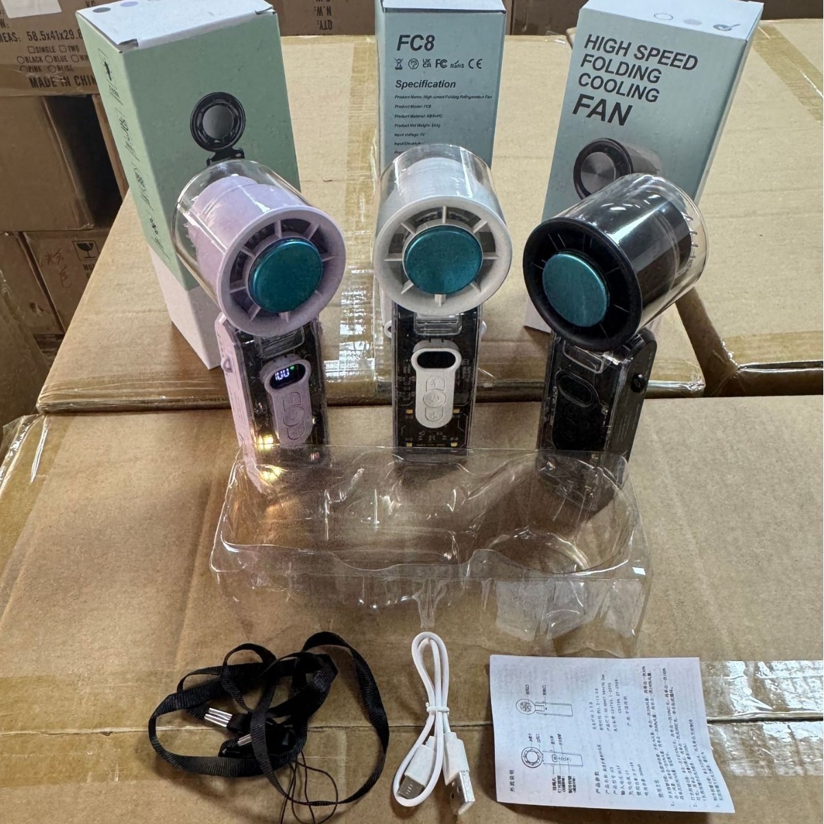 Handheld high speed small travel air fan