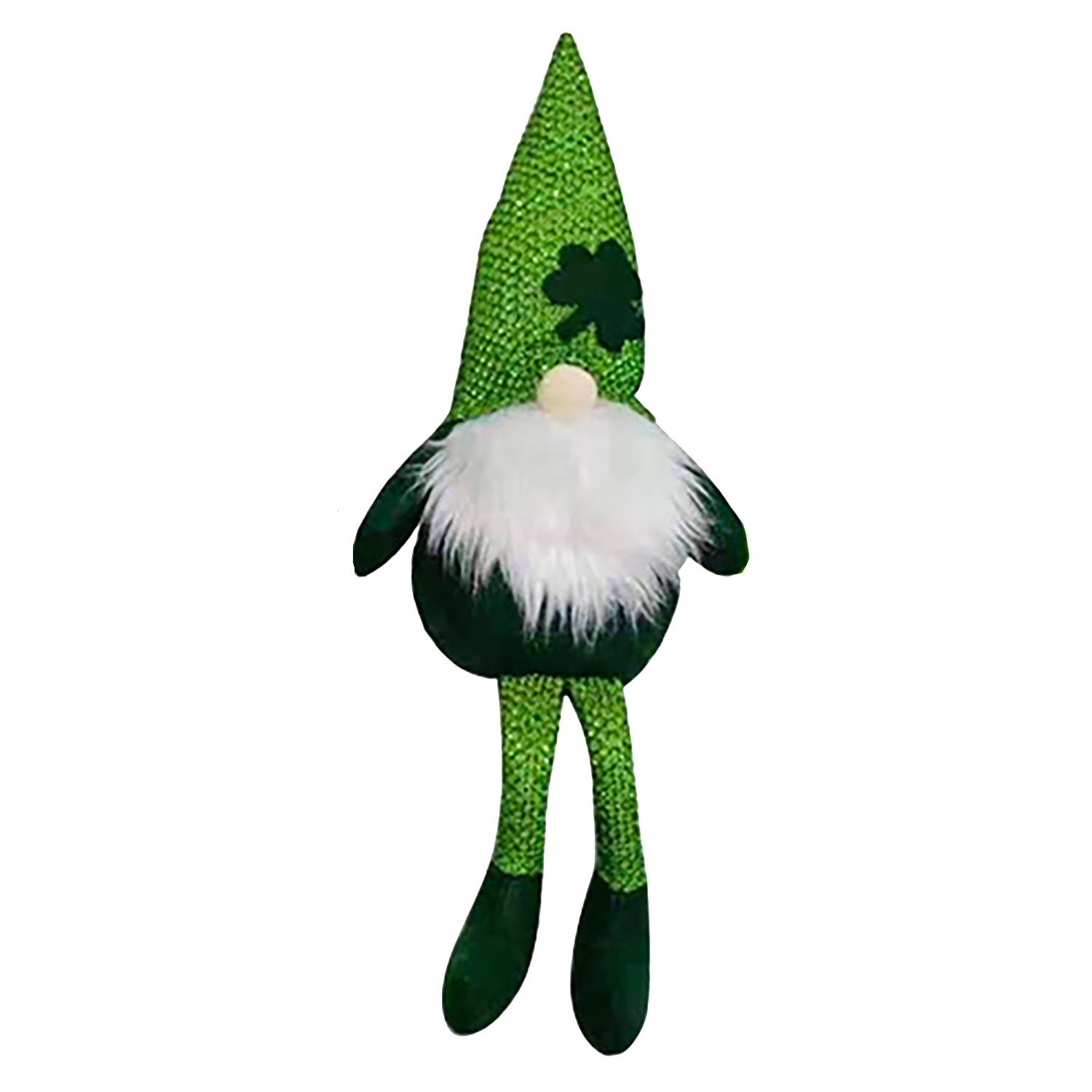 Nuevas decoraciones transfronterizas del Día de San Patricio Irish Festival muñeca sin rostro Green Leaf Festival Trébol adornos