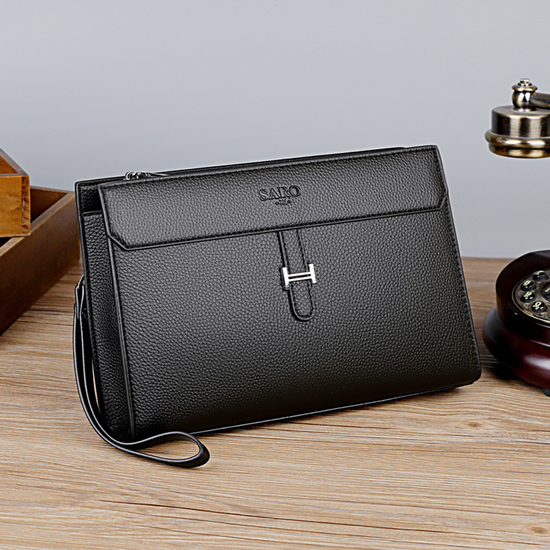 Sh278 Wallet Men's Clutch Bag Multi-Card Slot Casual Long Wallet Large Capacity Clutch Bag Mobile Phone Coin Purse