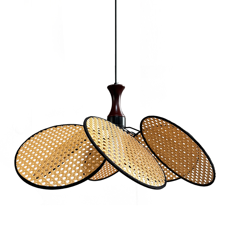 Lámparas japonesas retro de vidano tejido restaurante bar sala de té hotel tienda de hot pot vidano dormitorio Lámparas de viento silencioso