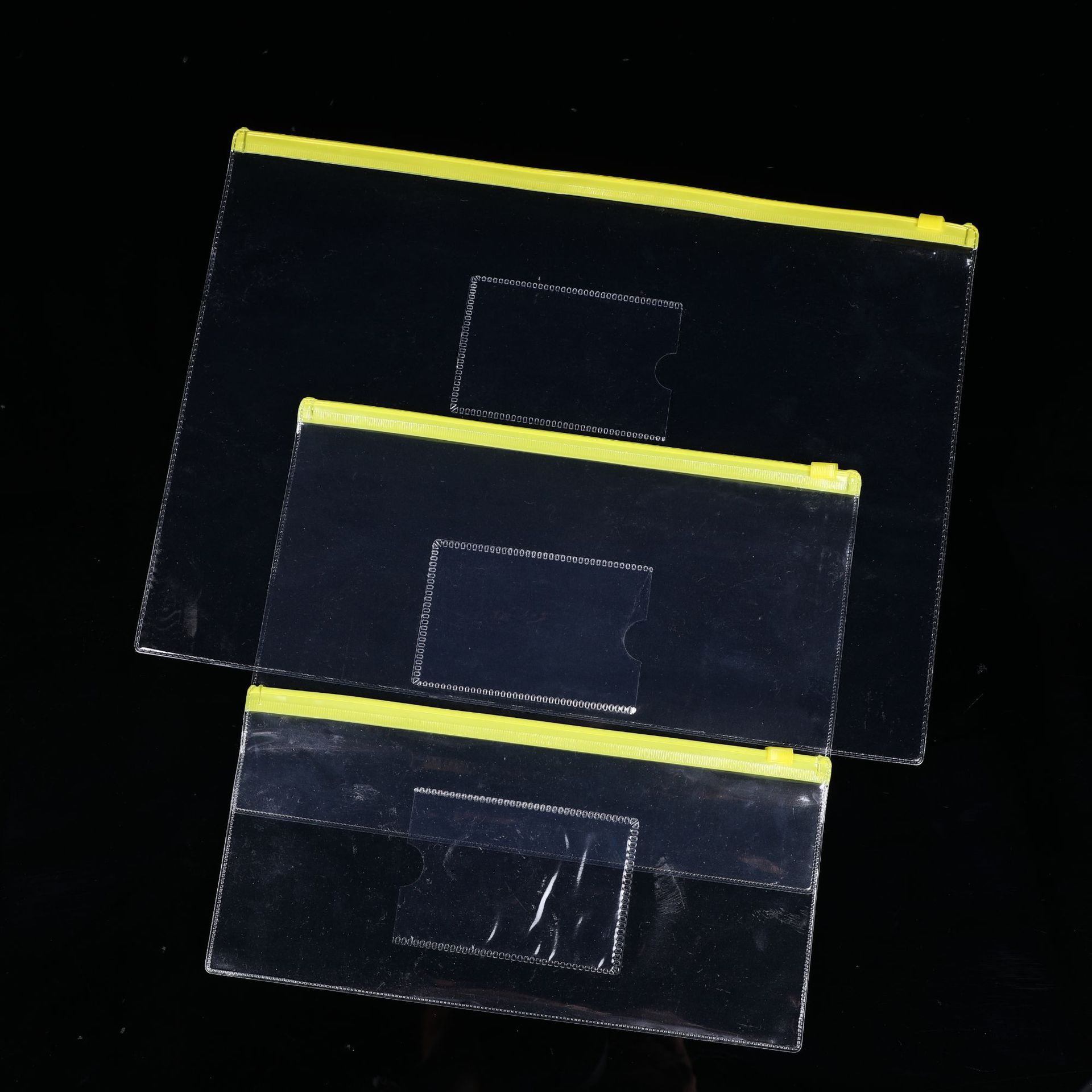 透明pvc拉链袋定制logo旅行洗漱化妆品包装袋塑料密封收纳笔袋