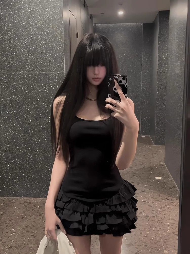 Black summer dress