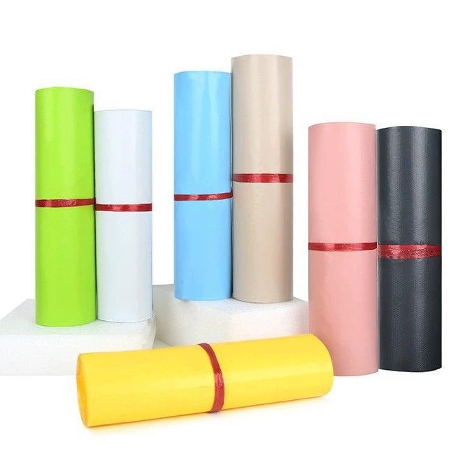 Bolso expreso blanco engrosado Rosa ropa bolsa de embalaje albaricoque bolso expreso grande Bolso expreso negro al por mayor