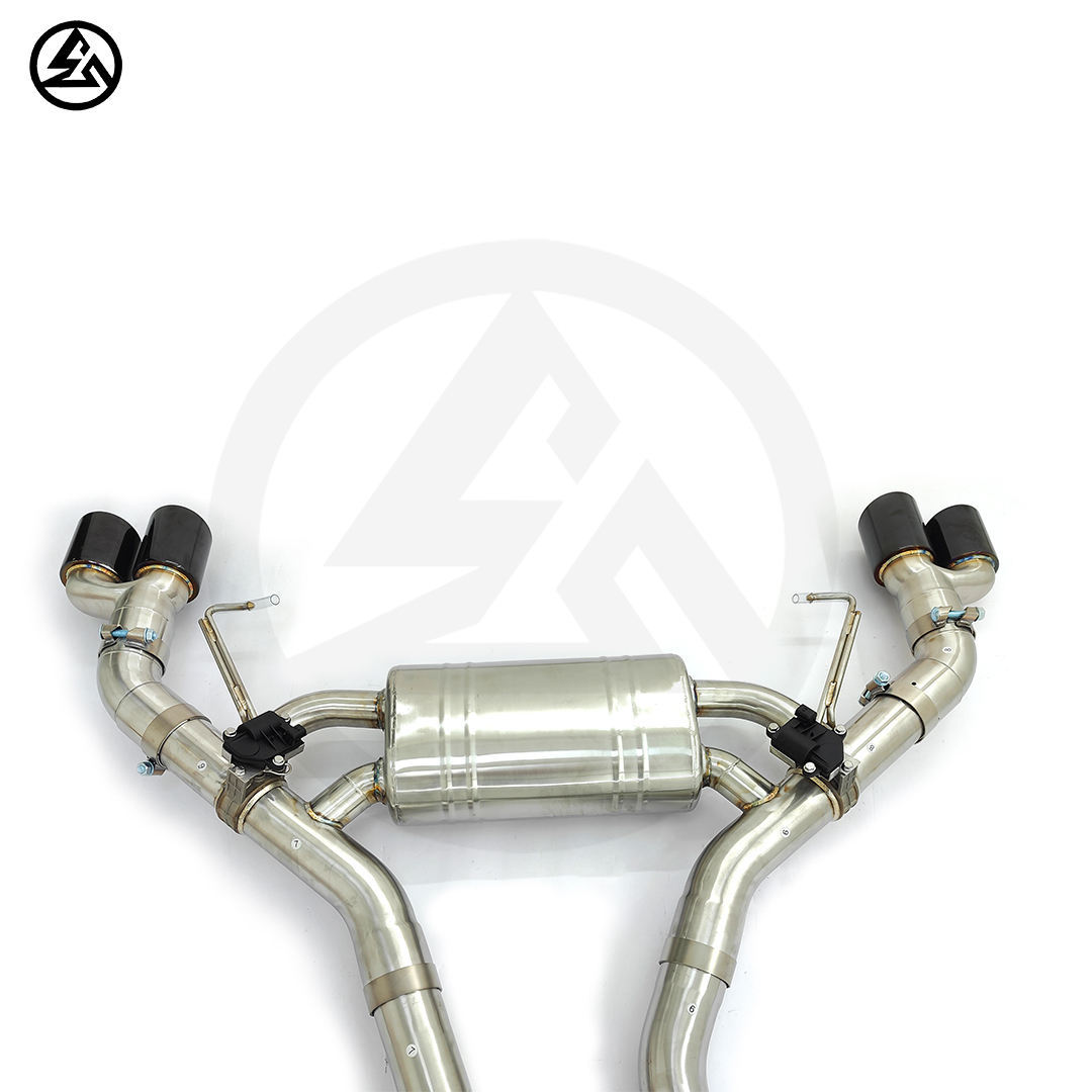 CSZ catback exhaust with stainless steel valve exhaust pipe suitable for BMW X3 M40i G01 X4 B58
