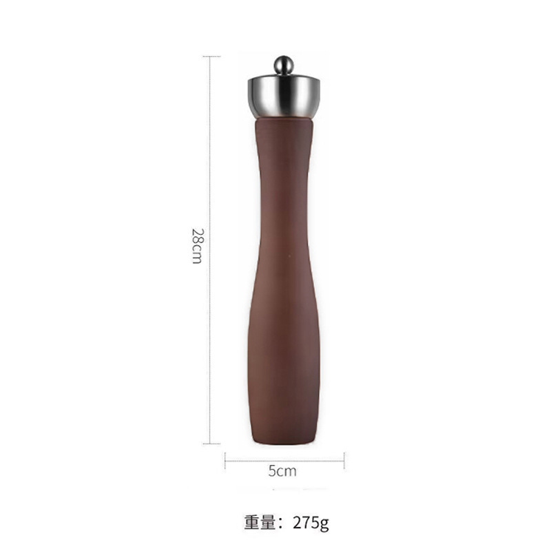 304ステンレス鋼金属ヘッド胡椒研磨器セラミックコア胡椒研削サンショウ海塩調味料ボトルキッチンツール|undefined