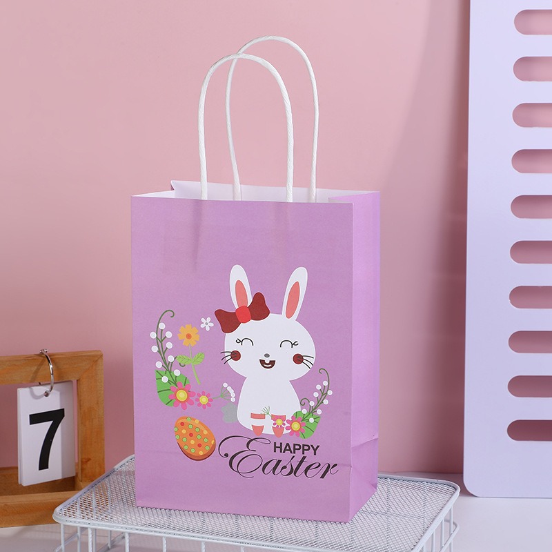 Bolsas de regalo de cumpleaños, bolsas de cartón cartón, bolsas de embalaje para llevar, bolsas de embalaje de regalo de fiesta para niños, bolsas de mano