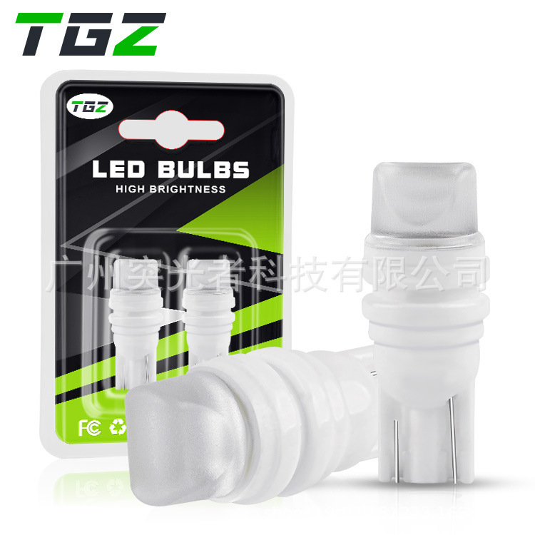 Tgz Seven-Color Wireless Car Interior Ip63 Car Small Light 12V Width Indicator Light T10 License Plate Light Led Ceramic Bulb