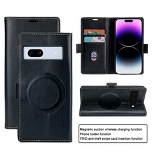 适用谷歌Pixel7a手机皮套6pro钱包插卡保护套Google 8磁吸手机壳