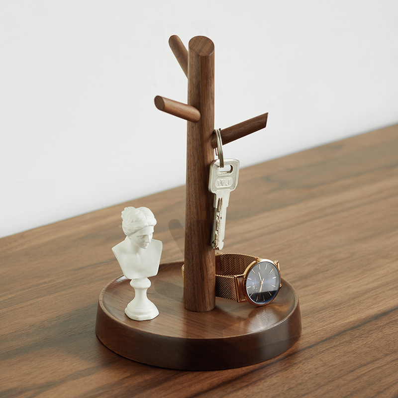 Entrada llave de entrada bandeja de almacenamiento creativo rama colgante de almacenamiento escritorio decoración puerta buscando llave artefacto