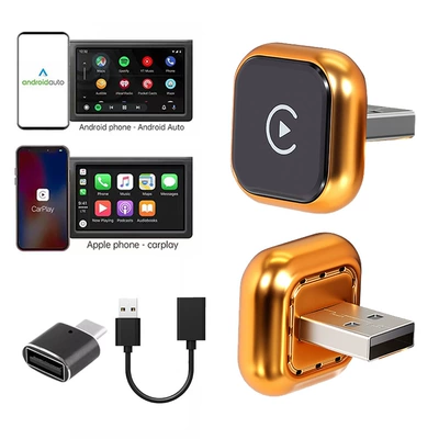 Cross-Border Tk Hot-Selling Orange Simsiz CarPlay və Android Auto - k23-orange-neutral-adapter-extension-cord