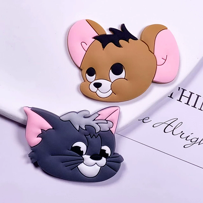 Том кошка и мышь патч DIY чехол для мобильного телефона подставка подушки безопасности тапочки аксессуар кард аксессуар крюк мягкая клейкая наклейка
