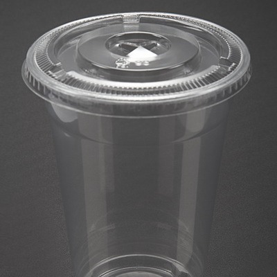 供应20oz一次性透明塑料PET杯 果汁杯 吸管杯 冰咖啡杯 奶茶杯
