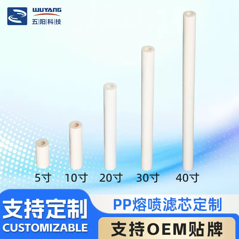 定制PP熔喷滤芯保安过滤器纯水过滤 高纳污量大流量可定制滤芯