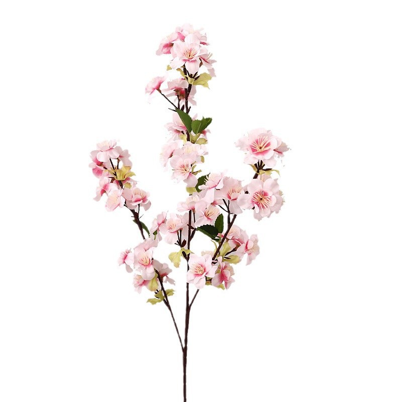 Simulación transfronteriza flor de melocotón flor de cereza flor de ciruela única flor de seda modelado decoración de árboles accesorios paisajísticos simulación flor de albaricoque