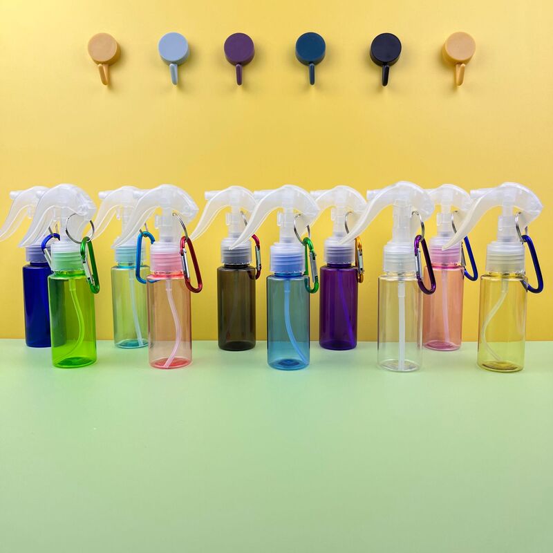 Plastic Bottle 60ml Spray Bottle Pet Plastic Transparent Spray Bottle Fine Mist Spray Bottle Cross-Border Compliant 60ml Bottle