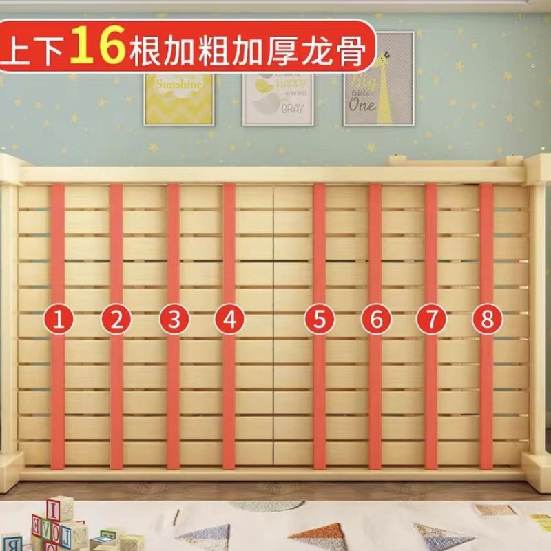 子供と大人のための全無垢材二段ベッド、木製ベッド、小さなアパートの二段ベッド、高さのある二段ベッドメーカー|undefined