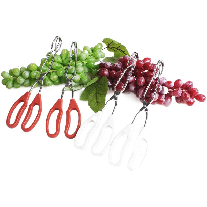 Directo de fábrica de acero inoxidable clip de barbacoa de cocina clip de alimentos para el hogar clip de pan para hornear clip de alimentos PP mango clip