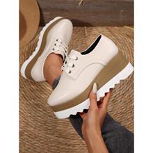 M 30695 Thick Sole Platform Lace Up Shoes �����ɸ�Ь �羳ר