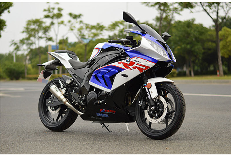Baodiao Rr Large-Displacement Motorcycle Sports Car, Dual R400Cc Water-Cooled Road Racing Heavy Motorcycle, Fuel Vehicle Can Be Registered