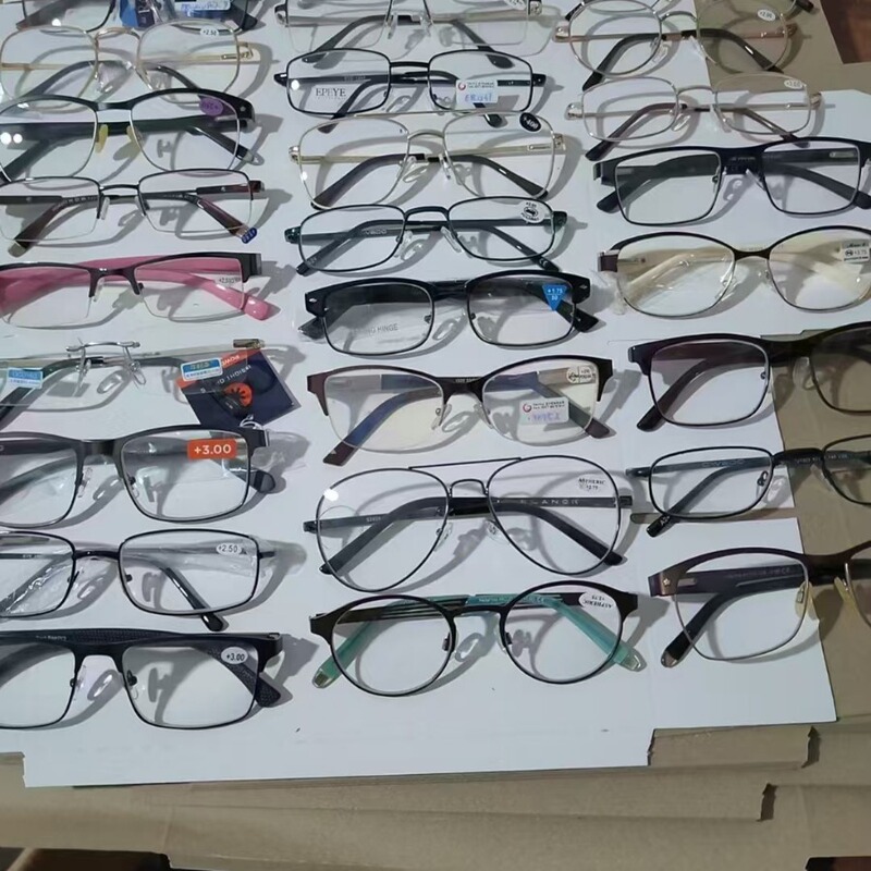 Metal Miscellaneous Reading Glasses 3 Yuan or More Export Street Stall Metal Reading Glasses Miscellaneous Clearance Presbyopic Glasses