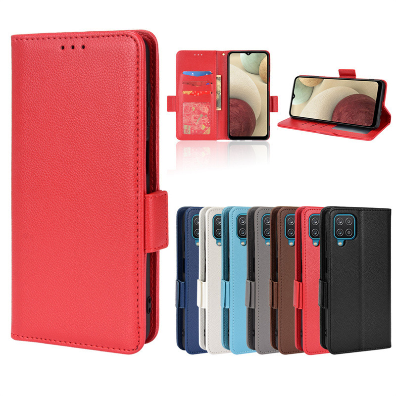 For Samsung A12 Phone Case Galaxy A12 Nacho Phone Leather Case Flip Card Wallet Protective Case S For Samsung A12 Phone Case Galaxy A12 Nacho Phone Leather Case Flip Card Wallet Protective Case S
