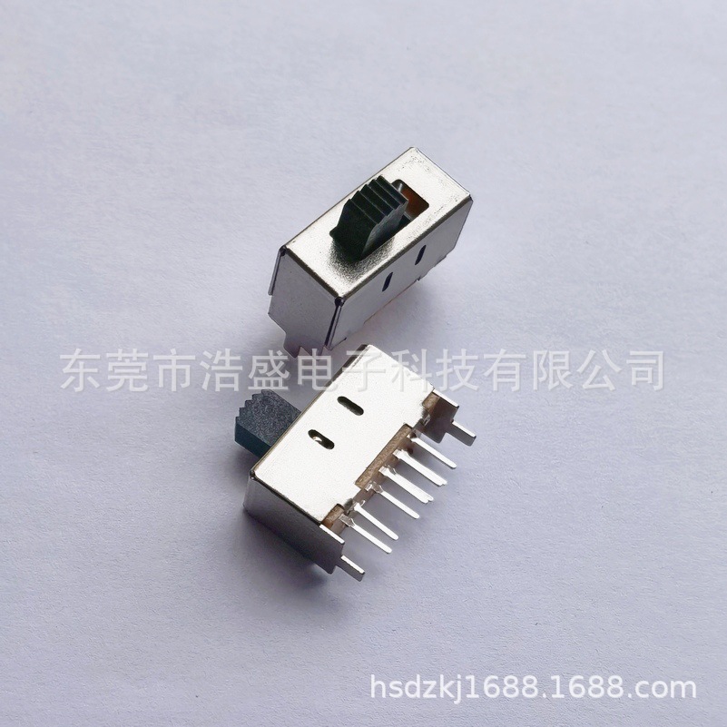 厂家生产拨动开关SS23E01G6优质三段 推动开关 质量稳定双极三位