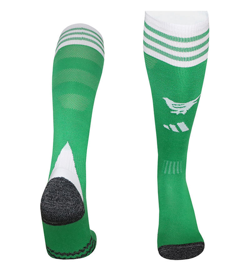 26 club tailandés Copa del Mundo calcetines de fútbol para hombres toallas profesionales sobre la rodilla antideslizante calcetines gruesas para adultos y niños