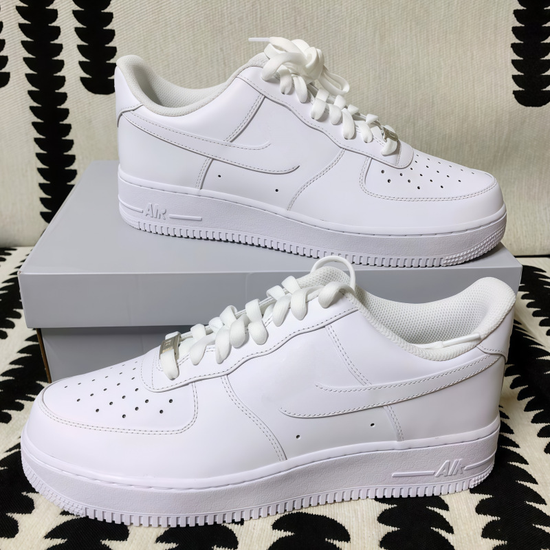 Direct sales from the manufacturer in Putian: original AF1 Air Force One white sneakers for men and women, couple's sports and casual shoes, cross-border