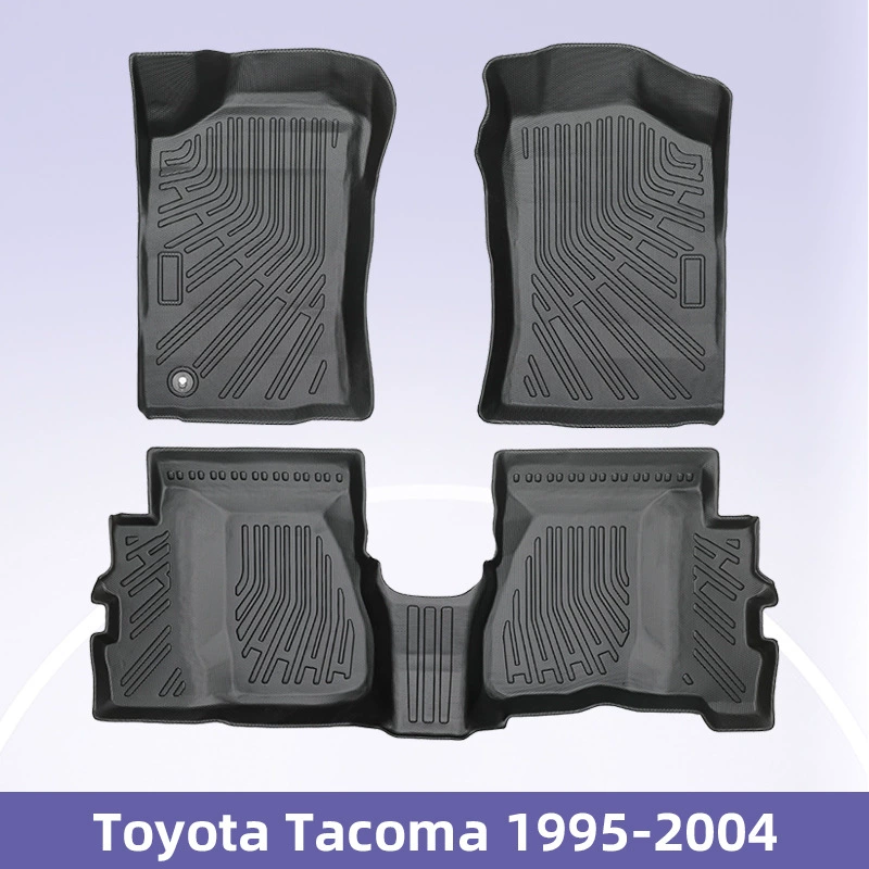 Подходит для Toyota Tacoma 1995-2004, коврики в салон из TPE, 3D, всепогодные, коврик в багажник