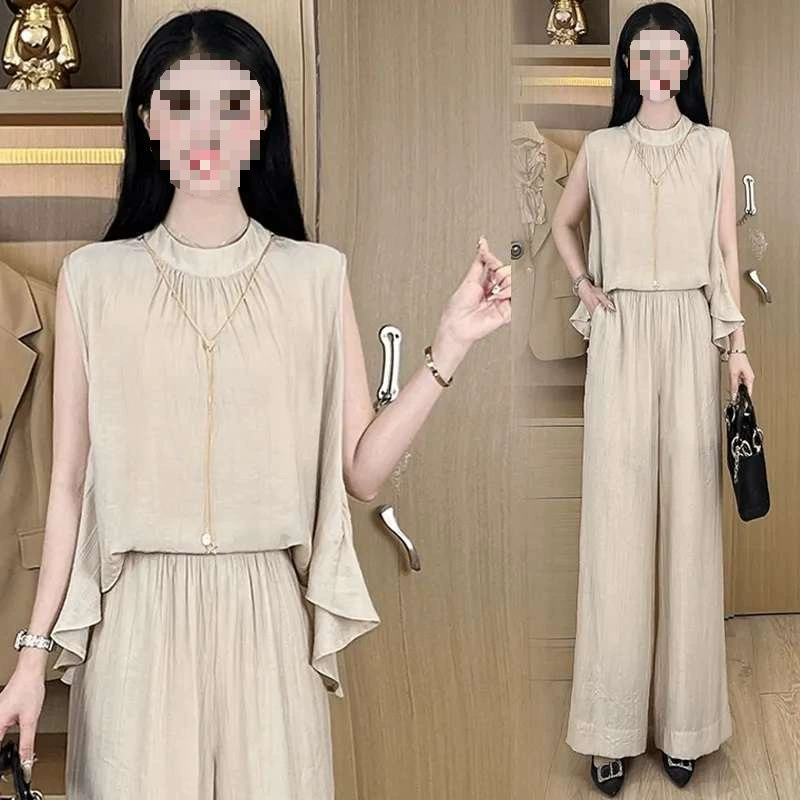 Модный спортивный костюм женский 2025 новый летний корейский стиль