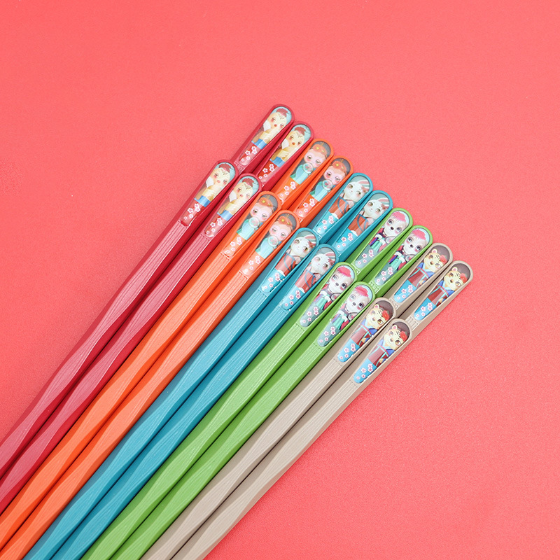 Supply of Five-Color Auspicious Animal Pattern Alloy Chopsticks, Moisture-Proof, Non-Slip, Nail Chopsticks, New Chinese Style for Home Use Supply of Five-Color Auspicious Animal Pattern Alloy Chopsticks, Moisture-Proof, Non-Slip, Nail Chopsticks, New Chinese Style for Home Use