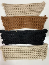 棉制钩针鞋面半成品