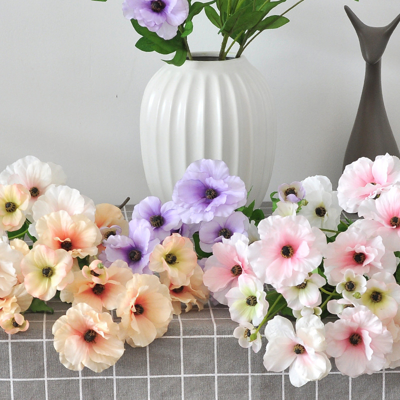 Artificial flowers for home use, realistic art decoration 2