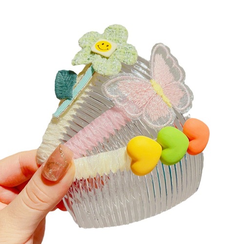 Summer new children's bangs broken hair artifact comb girl's forehead hairpin girl's headwear baby hair comb hairpin