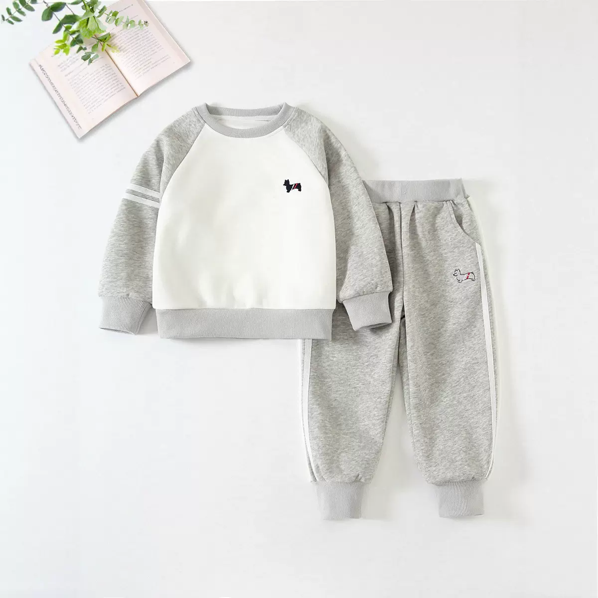 【外贸爆款童装】男童春秋休闲套装2025儿童秋季卫衣卫裤两件套