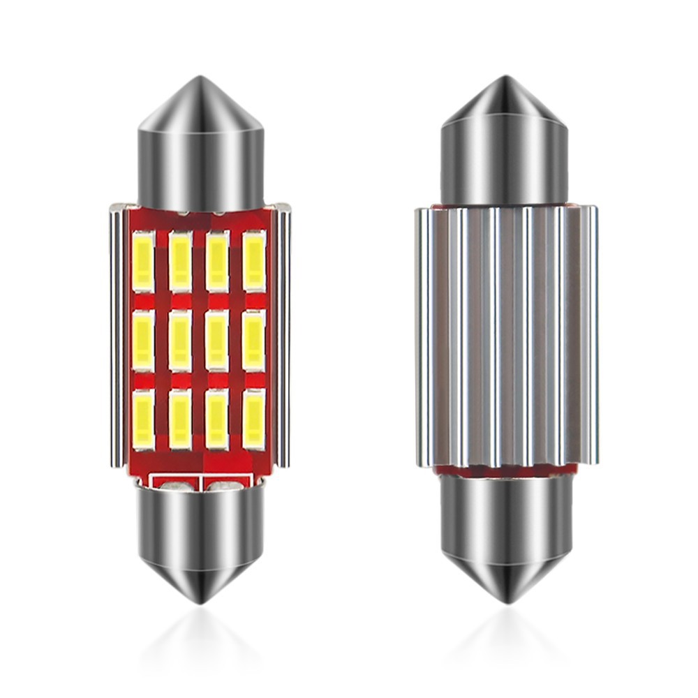 High Brightness LED 4014 12SMD Decoding Double Pointed Light License Plate