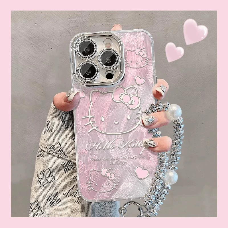 Apple, hello kitty, совместимый iPhone 15, чехол для телефона, 15promax, iphone, 14plus