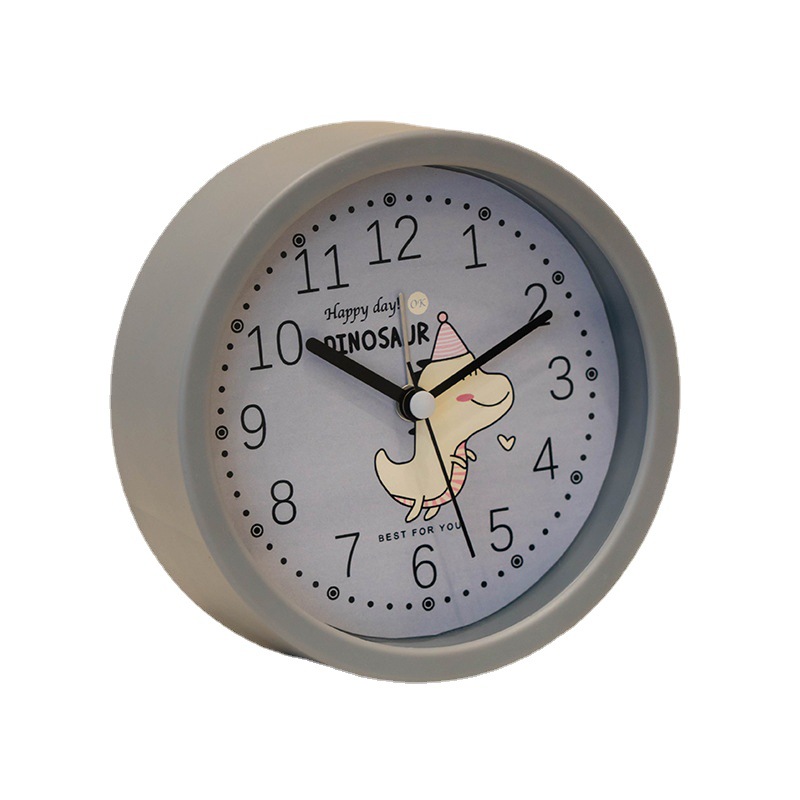 Noche Mute pequeño despertador escritorio dormitorio estudiante reloj especial estudiante uso reloj de escritorio despertar artefacto reloj de escritorio