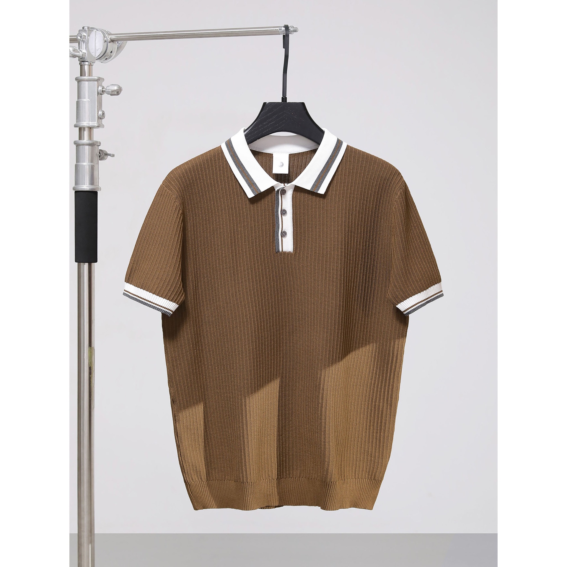Camisas de polo de manga corta, camisetas de punto, camisetas comerciales de color, comercio exterior transfronterizo al por mayor