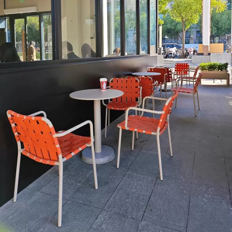 户外桌椅庭院露台餐厅花园民宿防水防晒藤椅咖啡厅休闲外摆餐桌椅