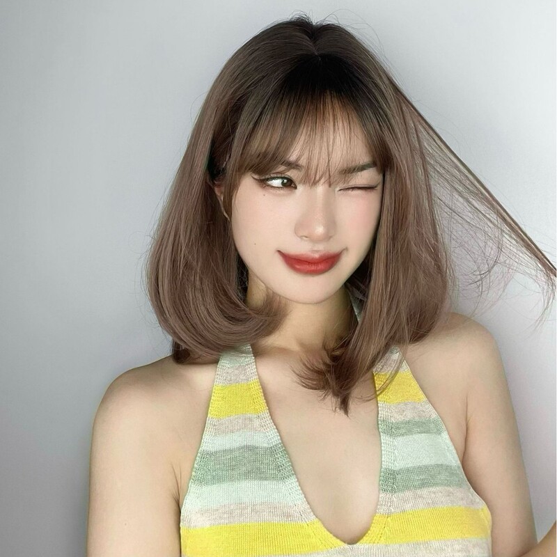 [Short Hair Pear Blossom Head] Matte Texture Wig Cos Wig Source Factory Two-Dimensional Wig