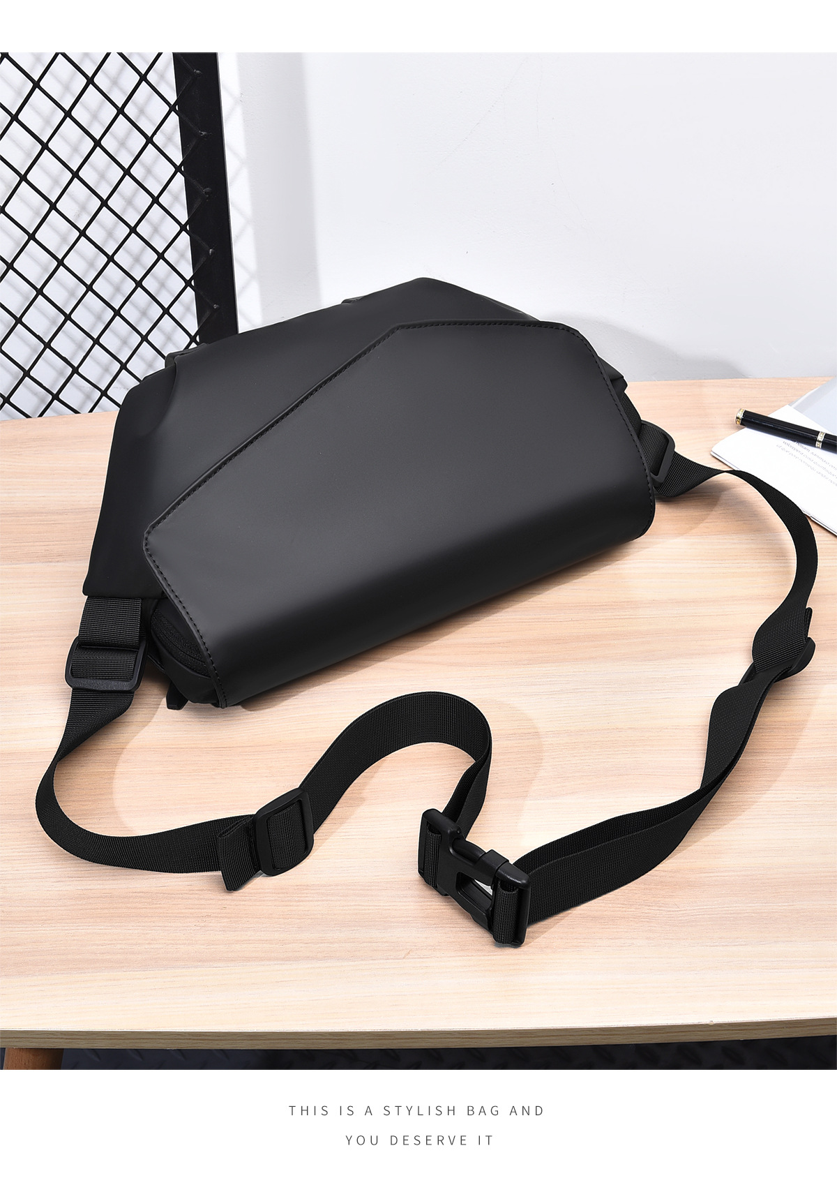 Bolsa tiracolo funcional impermeável para homem e mulher_voghion.com