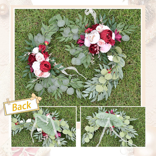 Amazon Wedding Arch Flower Welcome Flowers Wedding Arch Banquet Style Floral Decor Artificial Flower Supply