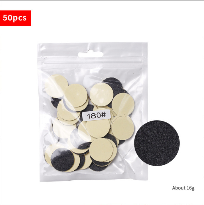 Suministro directo transfronterizo de uñas, lijadora eléctrica, pelado exfoliante, pedicura, callos, juego de mandril de papel de hilo en stock