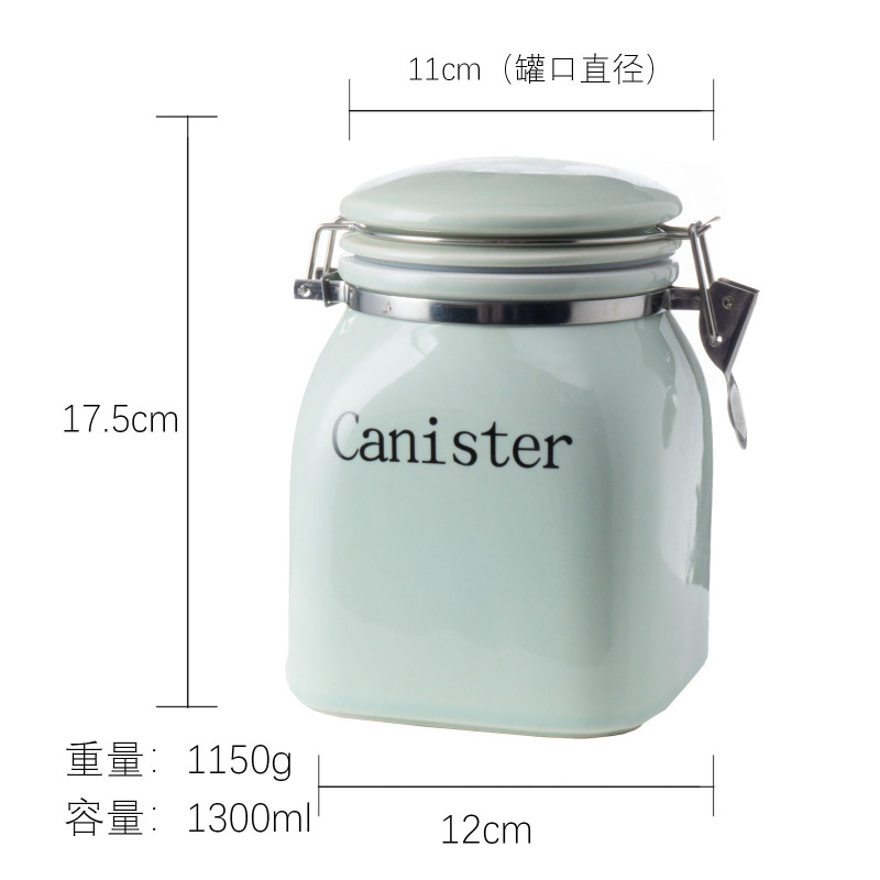 潮州陶磁器貯蔵缶に間食を入れて五穀雑穀密封缶家庭用高颜値大容量を収納する|undefined