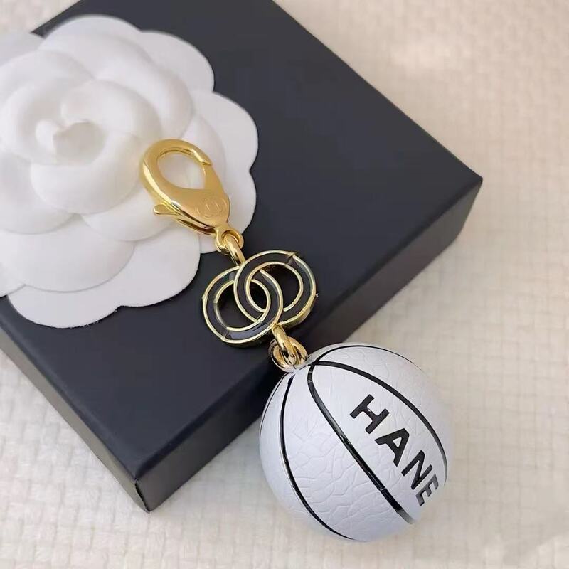 In Stock, a New Tennis White Ball Keychain Necklace, Super Cute Basketball Cool Style Necklace