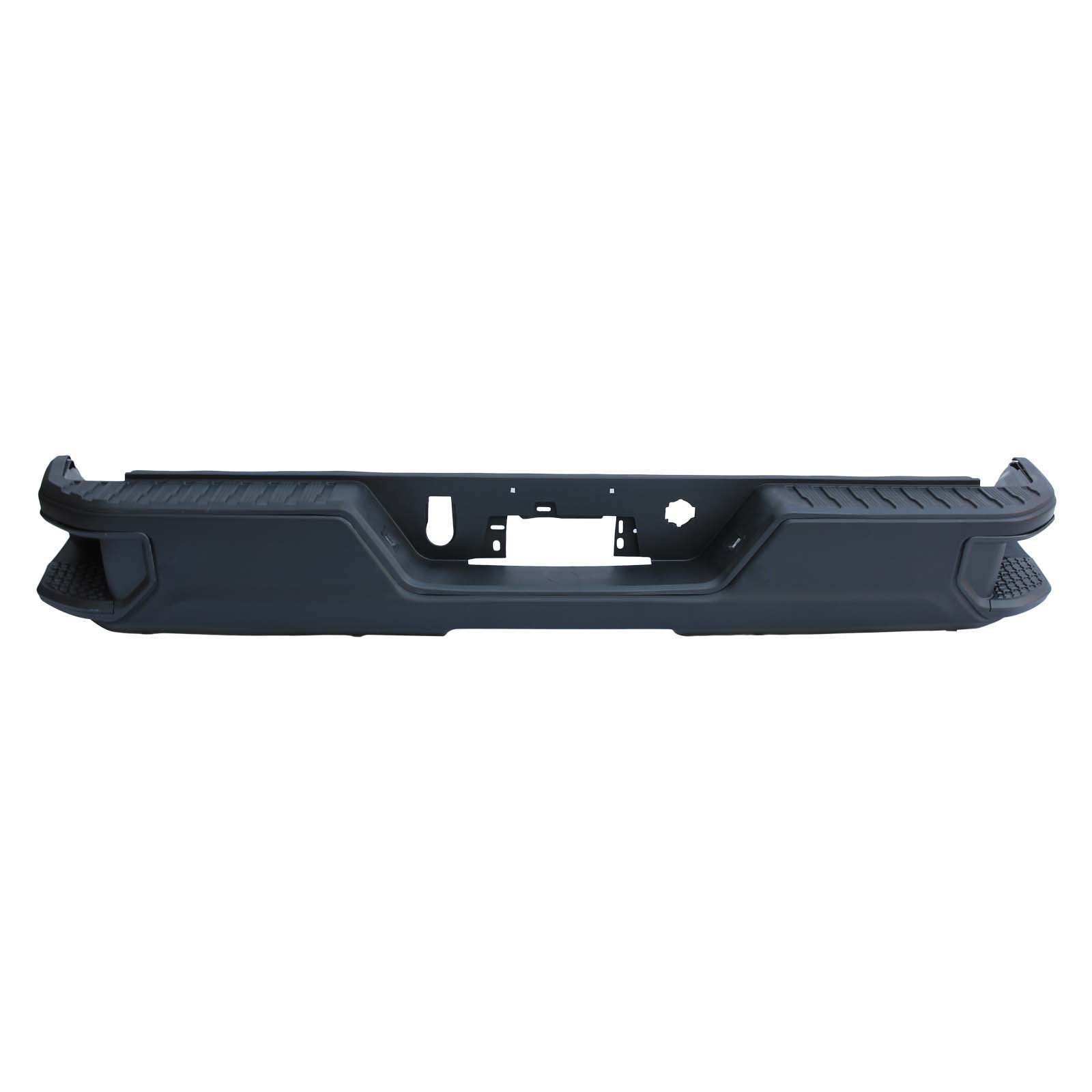 Para Chevrolet 19 - 22 Silverado parachoques traseros Solod original negro sin agujeros