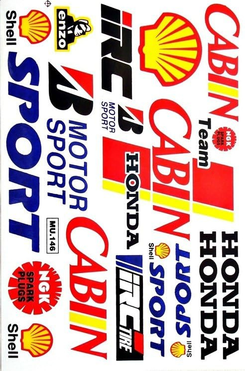 Nuevo Amazon motocross Racing pegatinas bicicleta piezas de coche patrocinador casco PVC calcomanías